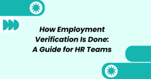 How employment verification is done